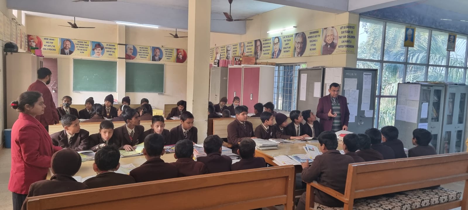 बच्चो ने जाना पुस्तकालय का महत्व