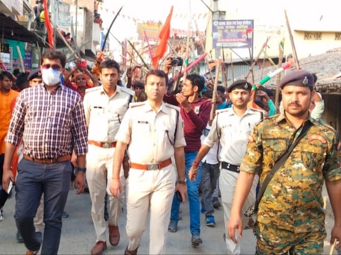 रामनवमी पर्व पर सघन पुलिस पेट्रोलिंग व ज़िला प्रशासन की सक्रियता से शान्ति पूर्वक हुआ सम्पन्न
