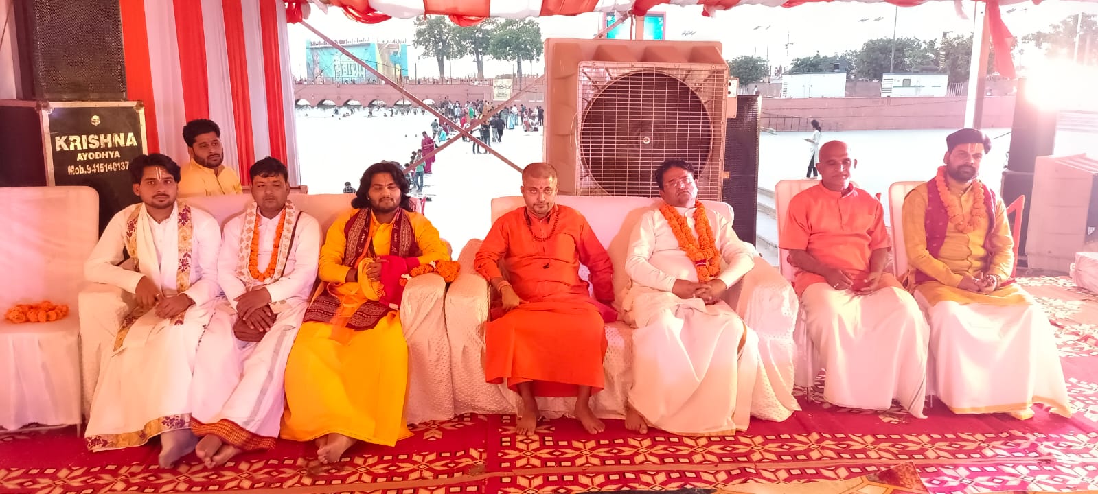 नौ दिवसीय कथा का आयोजन श्रीराम जन्म महोत्सव समिति द्वारा