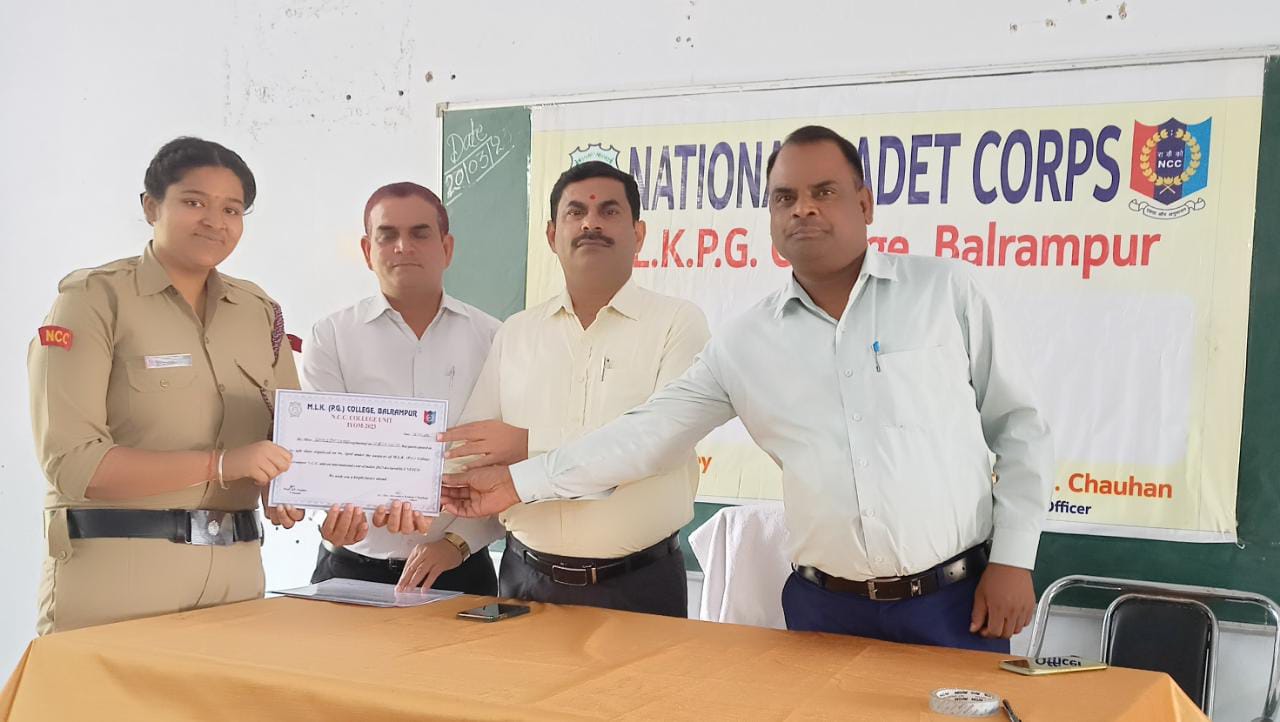 एनसीसी द्वारा एमएलके महाविद्यालय में टॉक शो का हुआ आयोजन