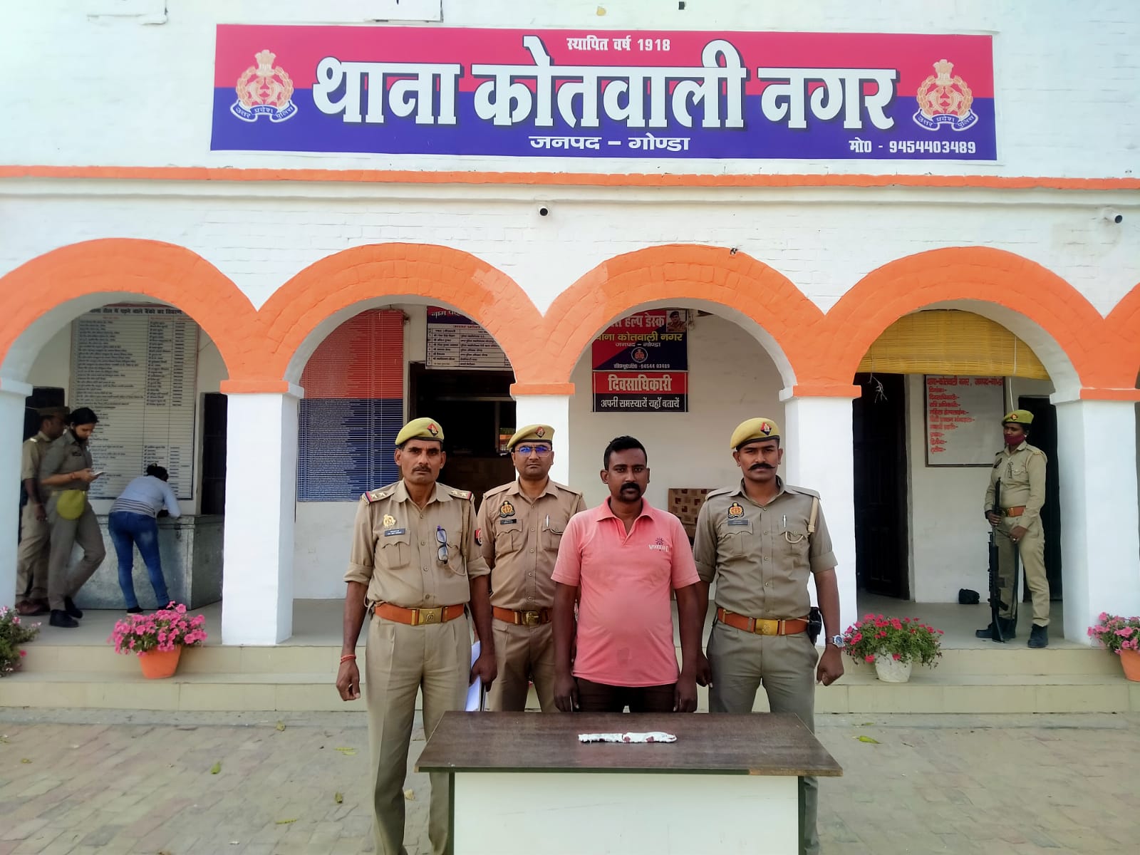 अवैध मादक पदार्थ के साथ 01 अभियुक्त गिरफ्तार-