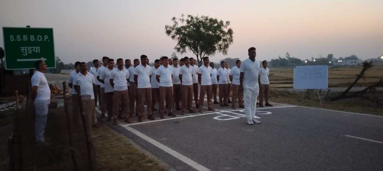 जवानों को स्वस्थ रखने के लिए आयोजित हुई दौड़