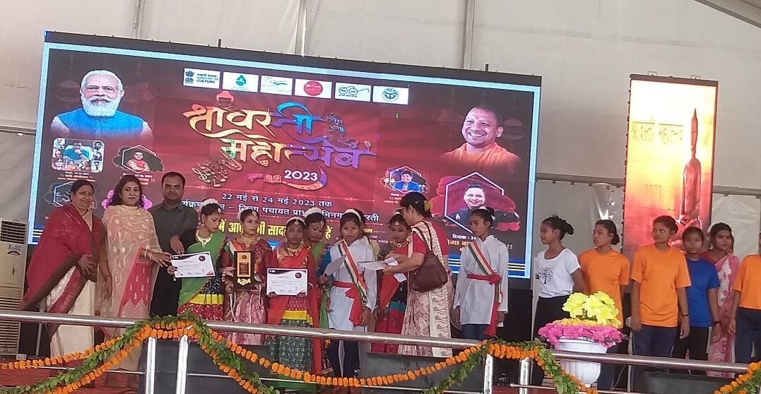 महोत्सव स्थल पर विधि विधान से की गई पूजा
