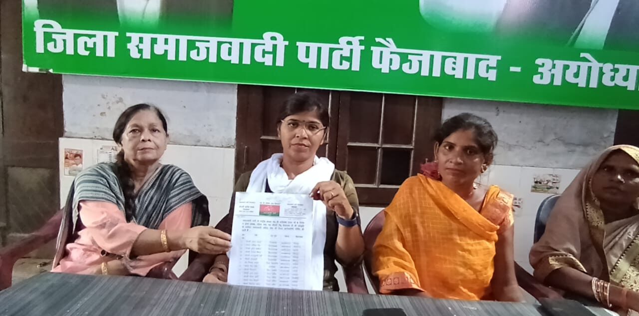 समाजवादी महिला सभा की सरोज यादव जिलाध्यक्ष घोषित