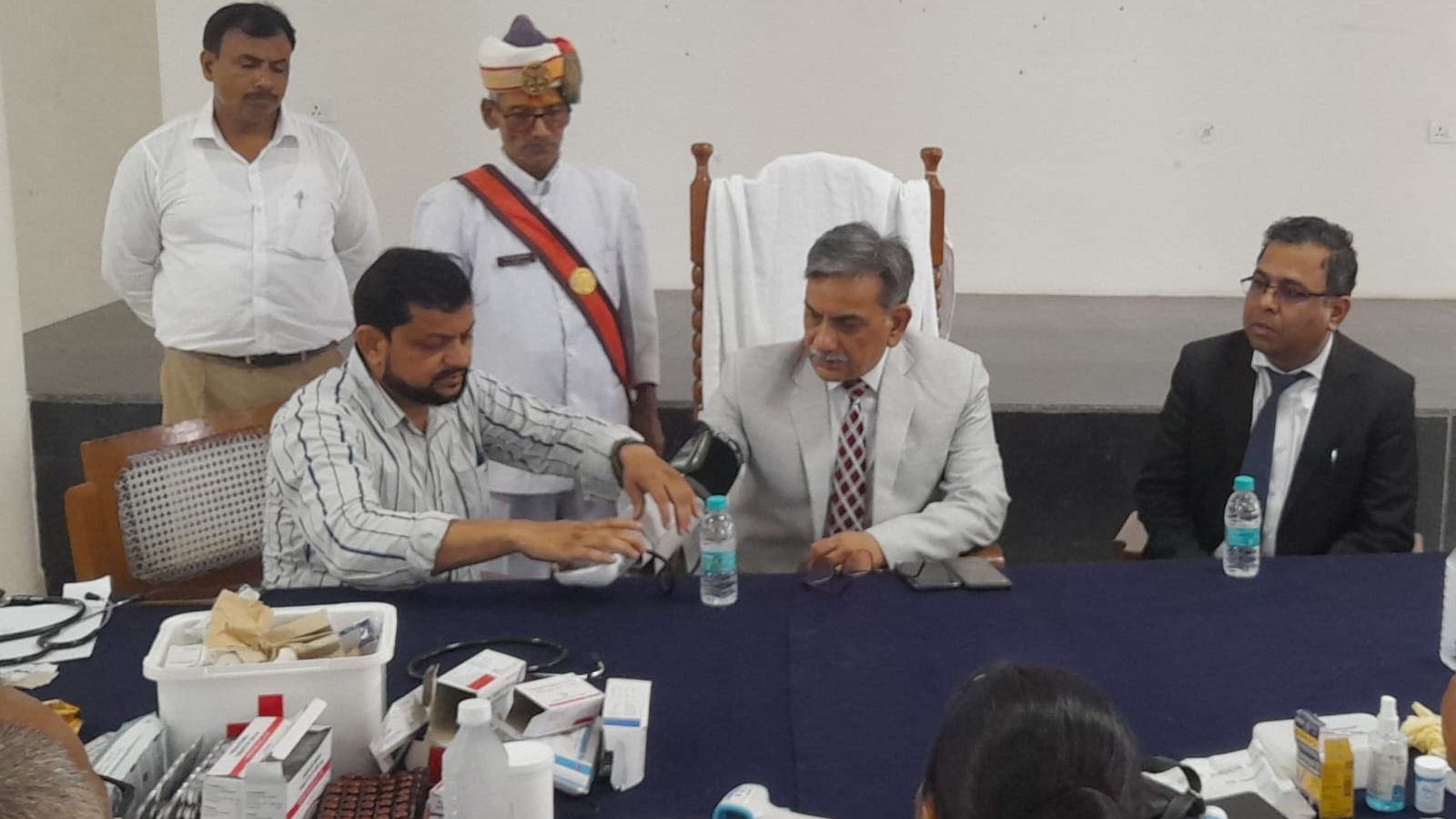 स्वास्थ्य जांच शिविर का आयोजन संपन्न