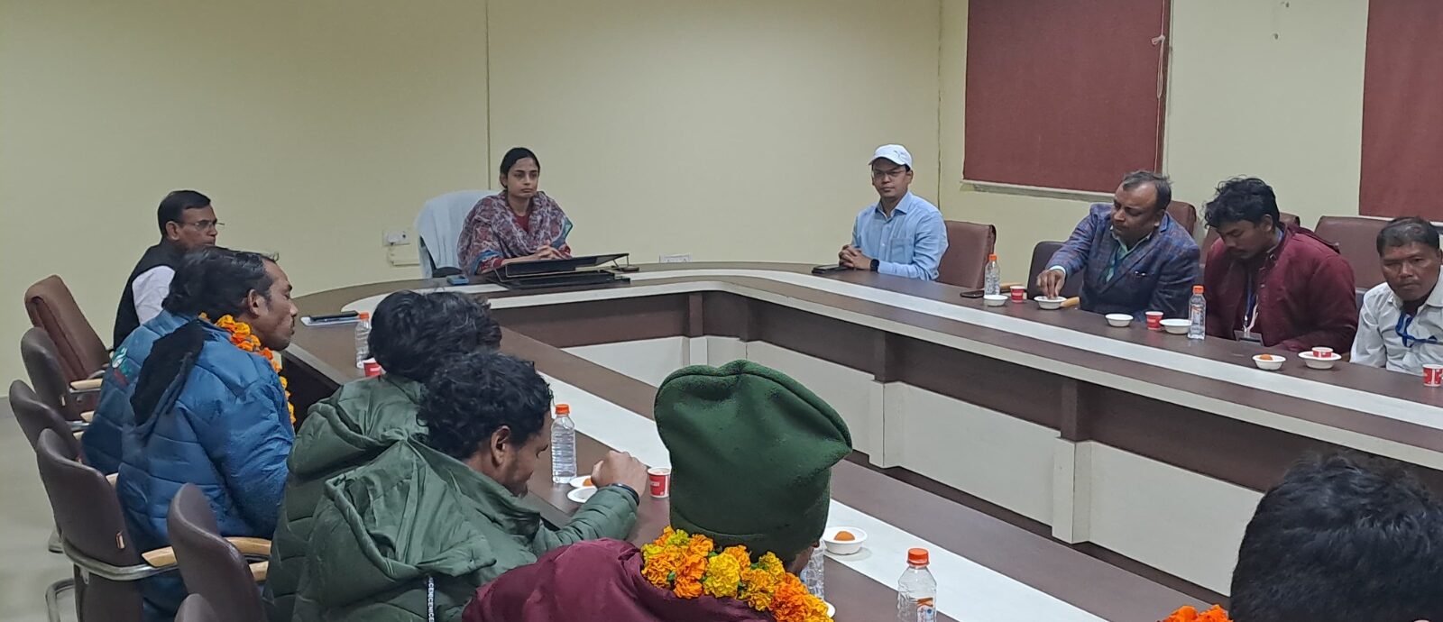 उत्तराखण्ड मे निर्माणधीन सिलक्यारा टनल मे फंसे जिले के श्रमवीरो का हुआ जनपद आगमन