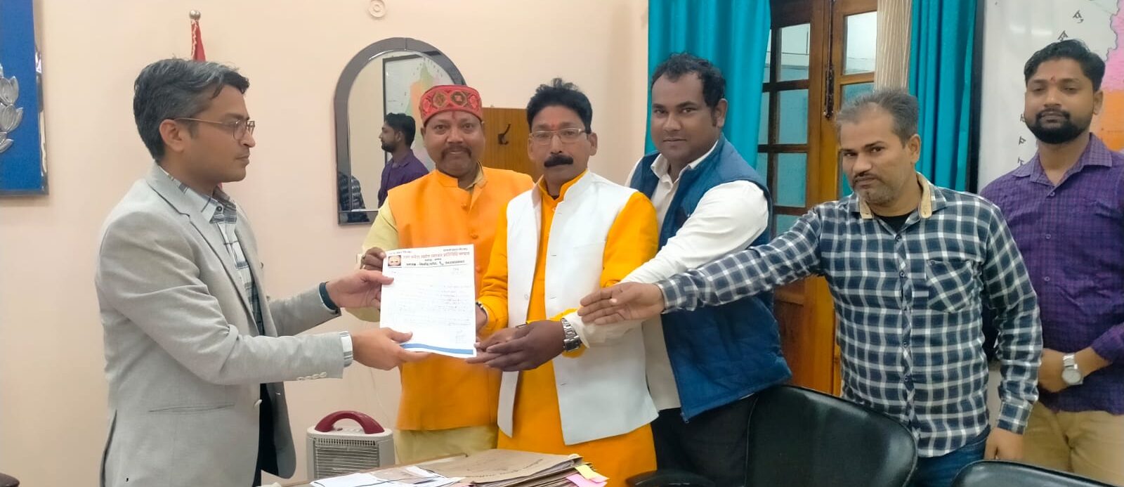 एसपी से मिला व्यापारी प्रतिनिधि मंडल