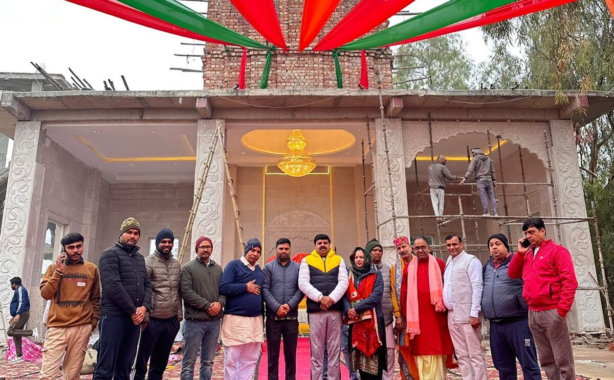 अयोध्या के तर्ज पर मारुतीकुंज के नवनिर्मित श्री राम मंदिर में भी प्राण प्रतिष्ठा 22 जनवरी को
