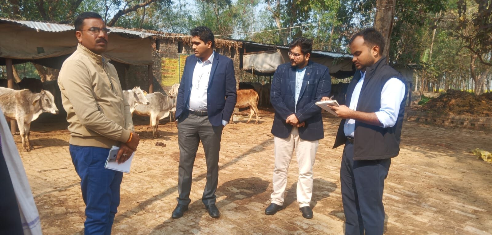 मुख्य विकास अधिकारी ने गौ-आश्रय स्थल गोडारी का किया आकस्मिक निरीक्षण
