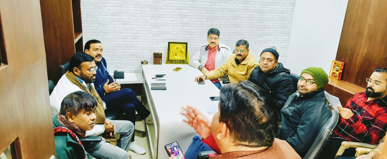विधायक द्वारा आयोजित एक विवाह ऐसा भी समारोह को लेकर बैठक