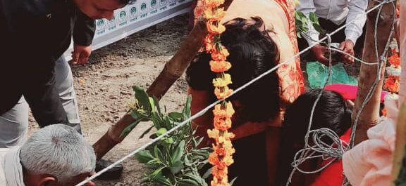 किसानों के लिए नाबार्ड द्वारा वित्तपोषित कार्यक्रम के अंतर्गत अमृत पानी अमृत खाद का उद्घाटन समारोह
