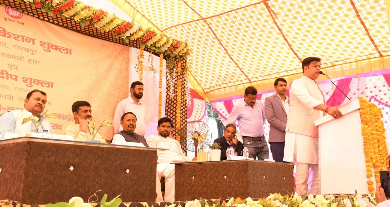 ट्रेन ठहराव से क्षेत्र में औद्योगिक विकास को गति मिलेगी-सांसद रविकिशन