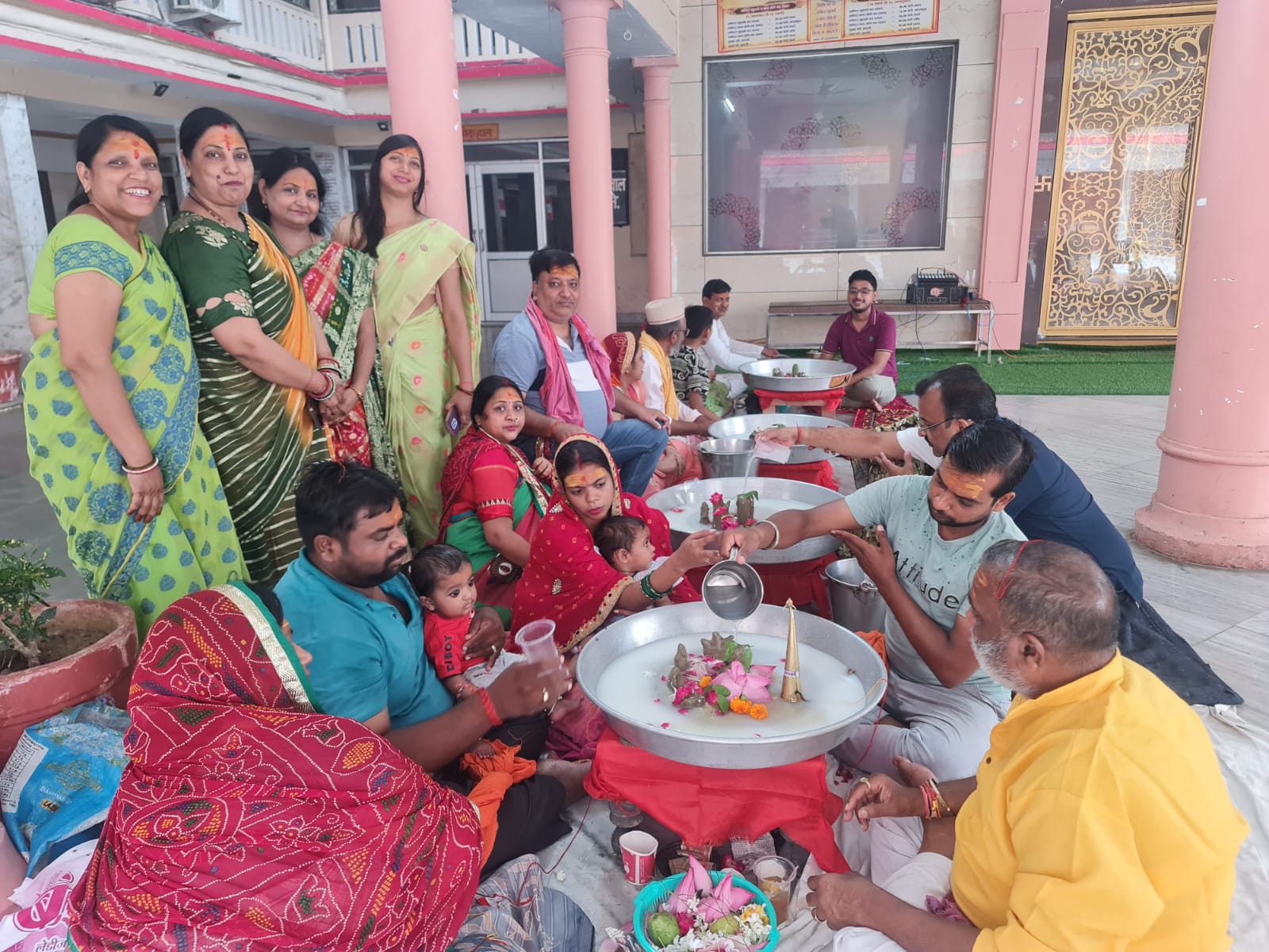 सावन माह पर हुआ रुद्राभिषेक