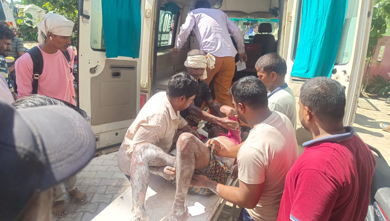 करंट की चपेट से झुलसकर मजदूर घायल, गंभीर