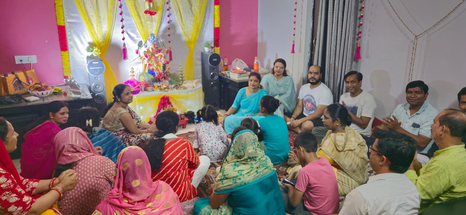 आज पंडालों में विराजमान हुए गणपति