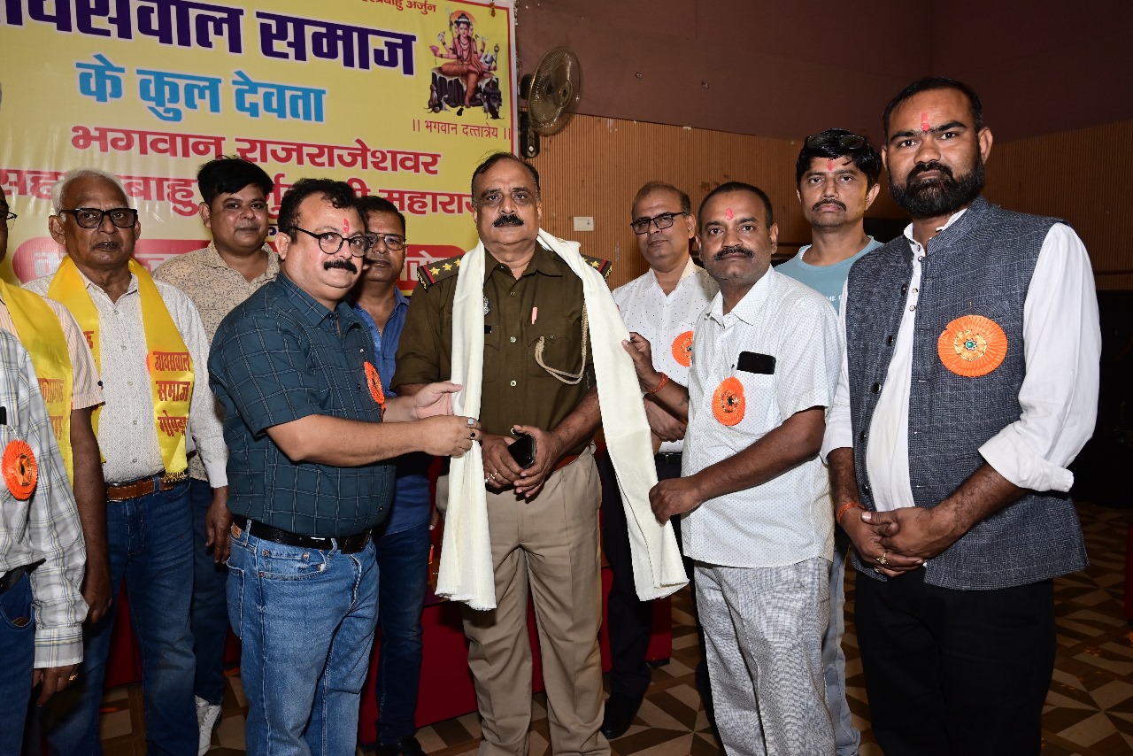 धूमधाम से मनाया गया सहस्त्रबाहु का जन्मोत्सव समारोह