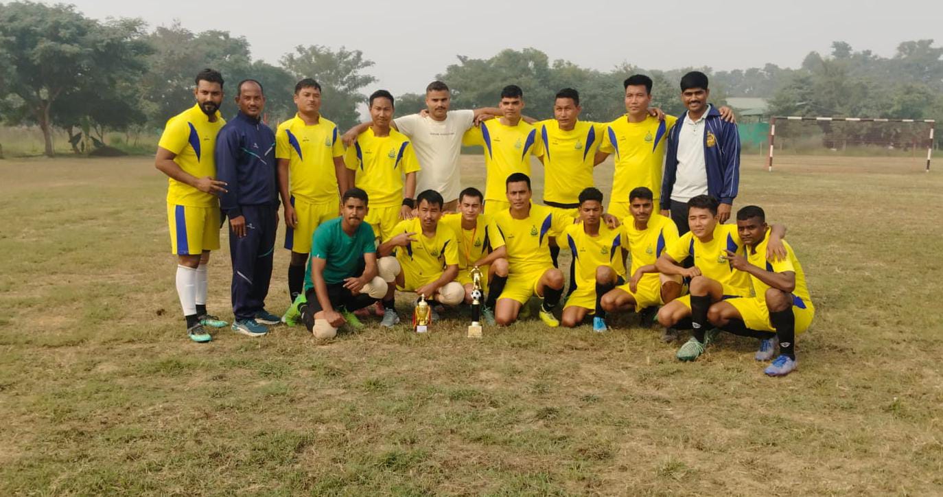 फुटबॉल प्रतियोगिता के फाइनल मैच में एसएसबी भिनगा विजयी