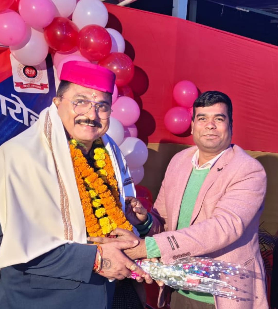रेलवे सहायक सुरक्षा आयुक्त के सम्मान में हुआ विदाई समारोह