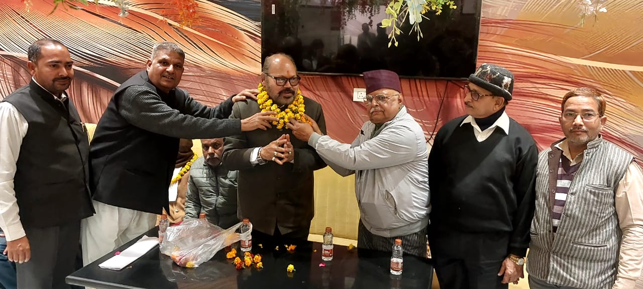 बार एसोसिएशन के अध्यक्ष का हुआ जोरदार स्वागत