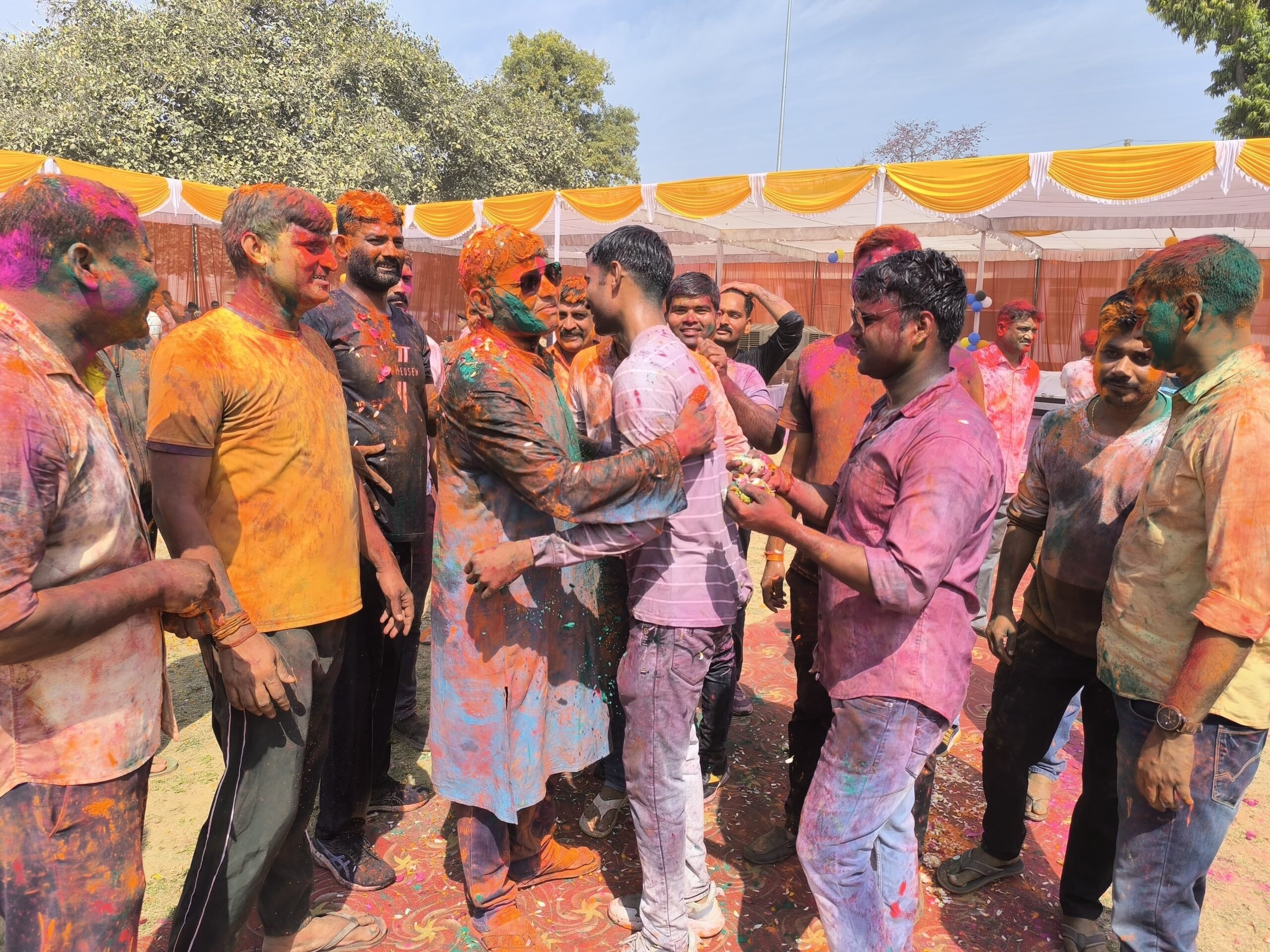 होली त्यौहार सकुशल सम्पन्न, पुलिस लाइन में हुआ होली मिलन समारोह