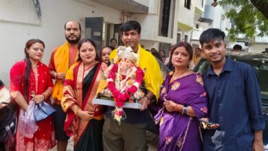 Photo of गणपति बप्पा मोरया के जयघोष के साथ दी गई विदाई