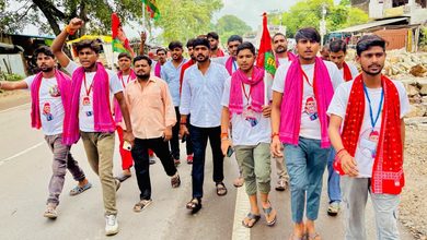 Photo of महसी विधानसभा की पदयात्रा का जरवलरोड में भव्य स्वागत