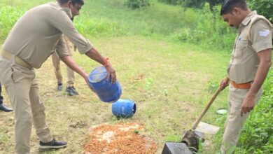 Photo of महमूदपुर जंगल में आबकारी की दबिश, 25 लीटर कच्ची शराब बरामद