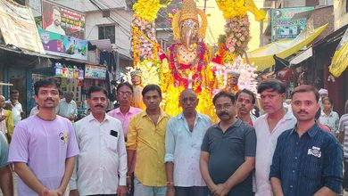 Photo of तुलिप वायलेट सोसायटी में गणेश उत्सव का भव्य शुभारंभ, कलश यात्रा में उमड़ा श्रद्धालुओं का उत्साह